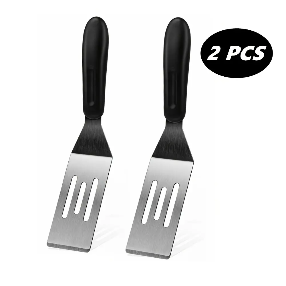 Mini 2-Piece Kitchen Shovel Set, Compact Pro Grade Shovel Combination, Cutting and Flipping Shovel, Designed for the Kitchen for Frying or Baking Browns, Cookies, Spaghetti, Pancakes or Cakes