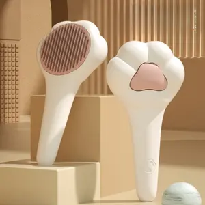 Cute Cat Claw Comb – One-Click Hair Removal and Pet Massage Comb, Needle Grooming Tool for Cats and Dogs, Gentle and Easy Hair Cleaning for Daily Grooming