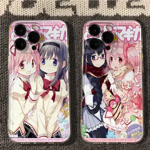 Anime  Puella Magi Madoka Magica Girl Y2K Multiple Options Available Phone Case for IPhone 17 16 15 14 13 12 11 Pro Max Plus Air Clear Soft Back Cover Holiday Gifts and Fashion Items