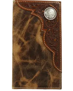 Ariat Men's Embossed Overlay Rodeo Wallet - A3532208
