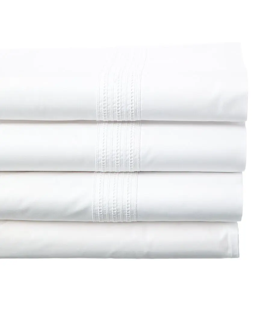Dea Italian Linens 300 Thread Count Cleo Bella Percale Sheet Set