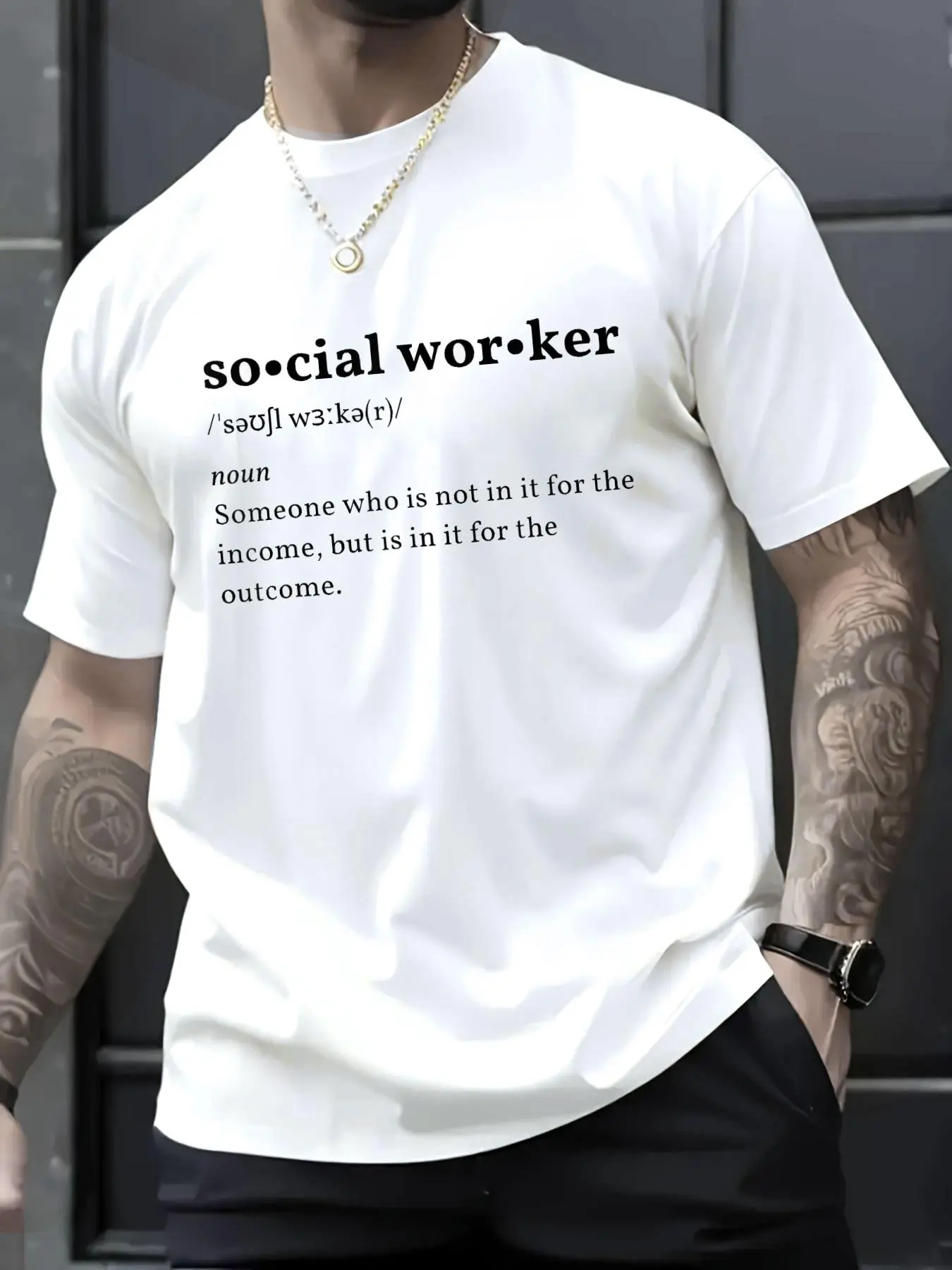100% Cotton Unisex Social Work Shirt For Women Funny Social Worker Tee T-Shirt , Men's Women's Shirt Top, Short Sleeve Tops Crewneck Tshirt