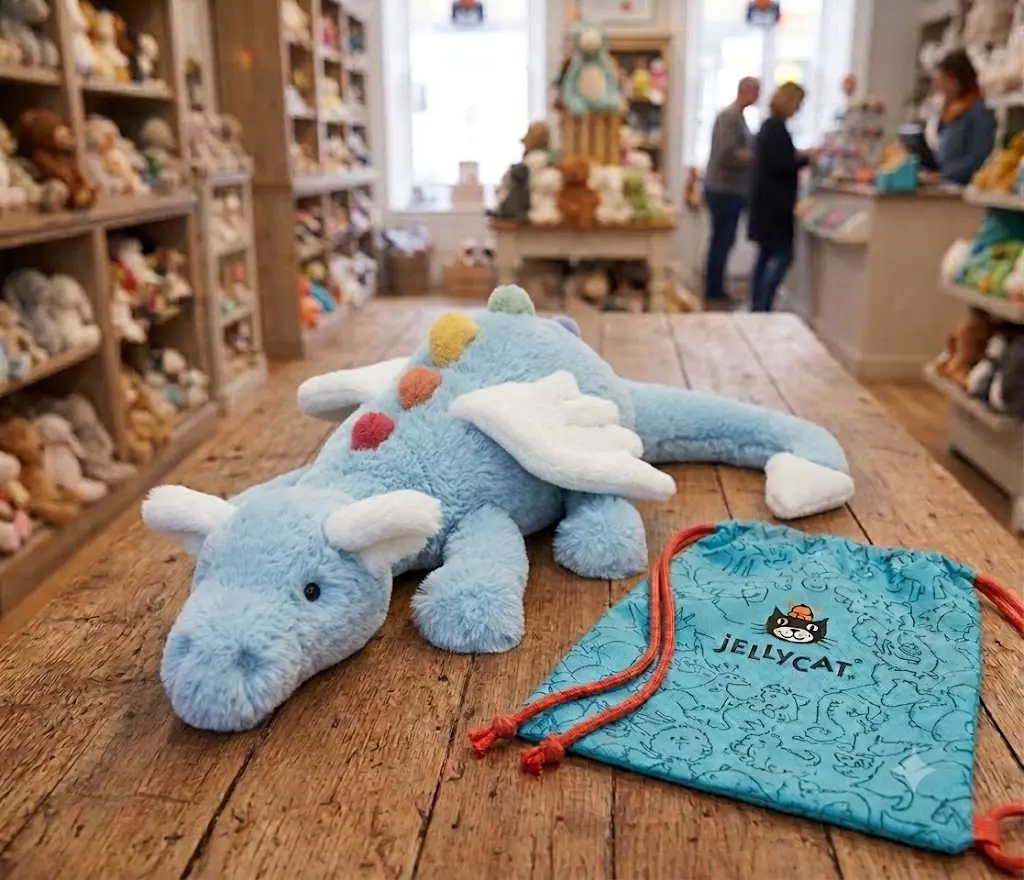Official Jellycat Dragon Collection Plush | In Stock USA | Free Jellycat Gift Bag | Dexter, Sage, Sky, Rose, Snow, Golden, Onyx, Lavender & Malachy Dragon