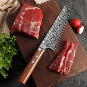 Damascus Chef Knife, Sashimi Knife, Fruit Knife, Sushi Knife, Main Chef Cooking Western Knife, High-Quality Kitchen Tool