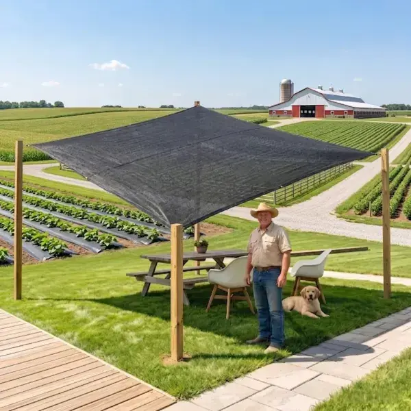Black eye-blocking mesh, durable mesh fabric with waterproof straps and grommets (70–80%), 10×13 ft (approx. 3×4 m), garden shade net, suitable for greenhouses, plant cultivation, and chicken coop sunshade cover.