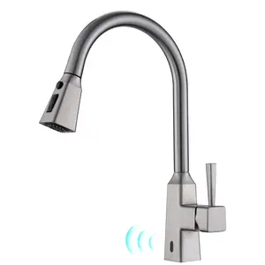 Hardware water tap Touchless Kitchen Faucet,Hands Free Automatic Smart Kitchen Faucet Fashionable minimalist trendy