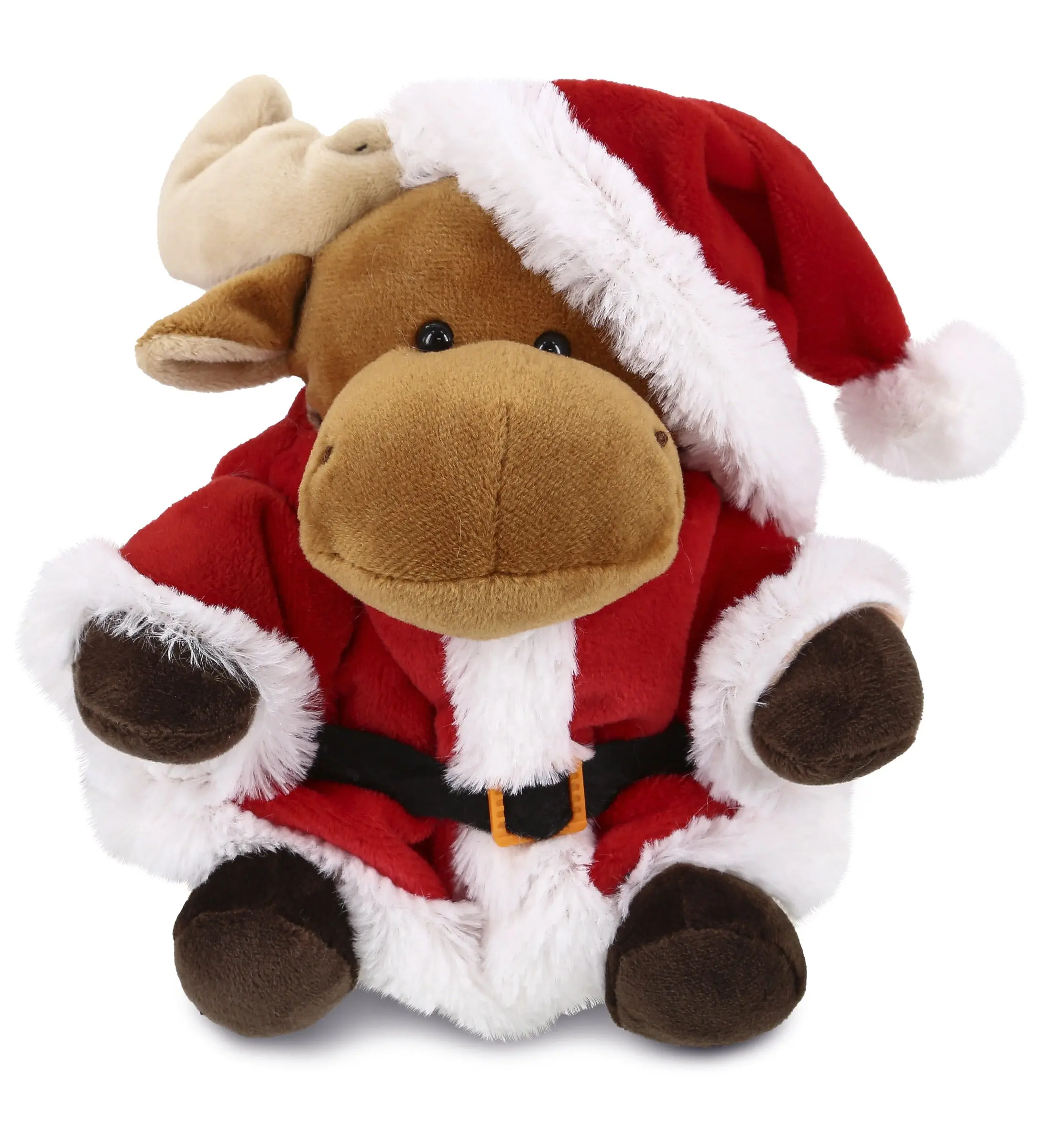 PLUSH SANTA - 6" PLUSH - MOOSE
