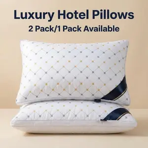 Luxury Hotel Style Pillows, Neck Support Sleep Pillow Core, All-Season Use, Home Bedroom Decoration, 2 Pack/single Pack