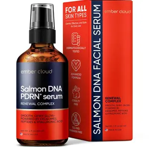 NEW Ember Cloud Salmon DNA PDRN Serum for Face with Exosomes, Peptides, Hyaluronic Acid - Anti-Aging Serum