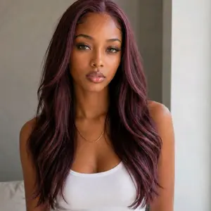 Watered Souls Hershe C1318309K dark kisses.  20" synthetic wig. 13x4 lace,  350⁰heat tolerance, 3 combs, 2 adjustable straps, 1 removable band, closed wefted,21.5"-23.5" cap. All WIG SALES ARE FINAL DUE TO HYGIENE CONCERS.
