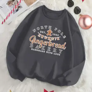 Christmas North Pole Gingerbread Bakery Sweatshirt For Christmas | Comfortable & Stylish