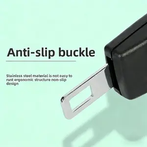 Thickened Auto Extension Safety Plug Holder for Vehicles, Durable Connection Clip with Secure Strap for Car Interior Use