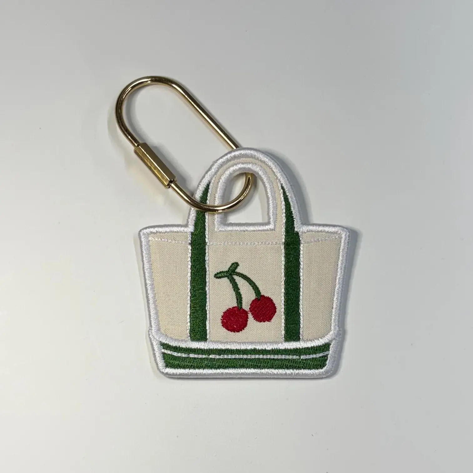 Embroidered Boat and Tote Bag Charm