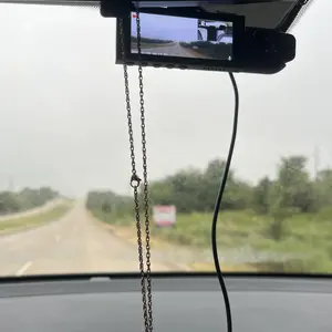 BCUOZ Full HD 1080P Dual Camera Dash Cam with IR Night Vision G-Sensor 3.16" IPS Screen Loop Recording Car Driving Recorder for Safety & Evidence