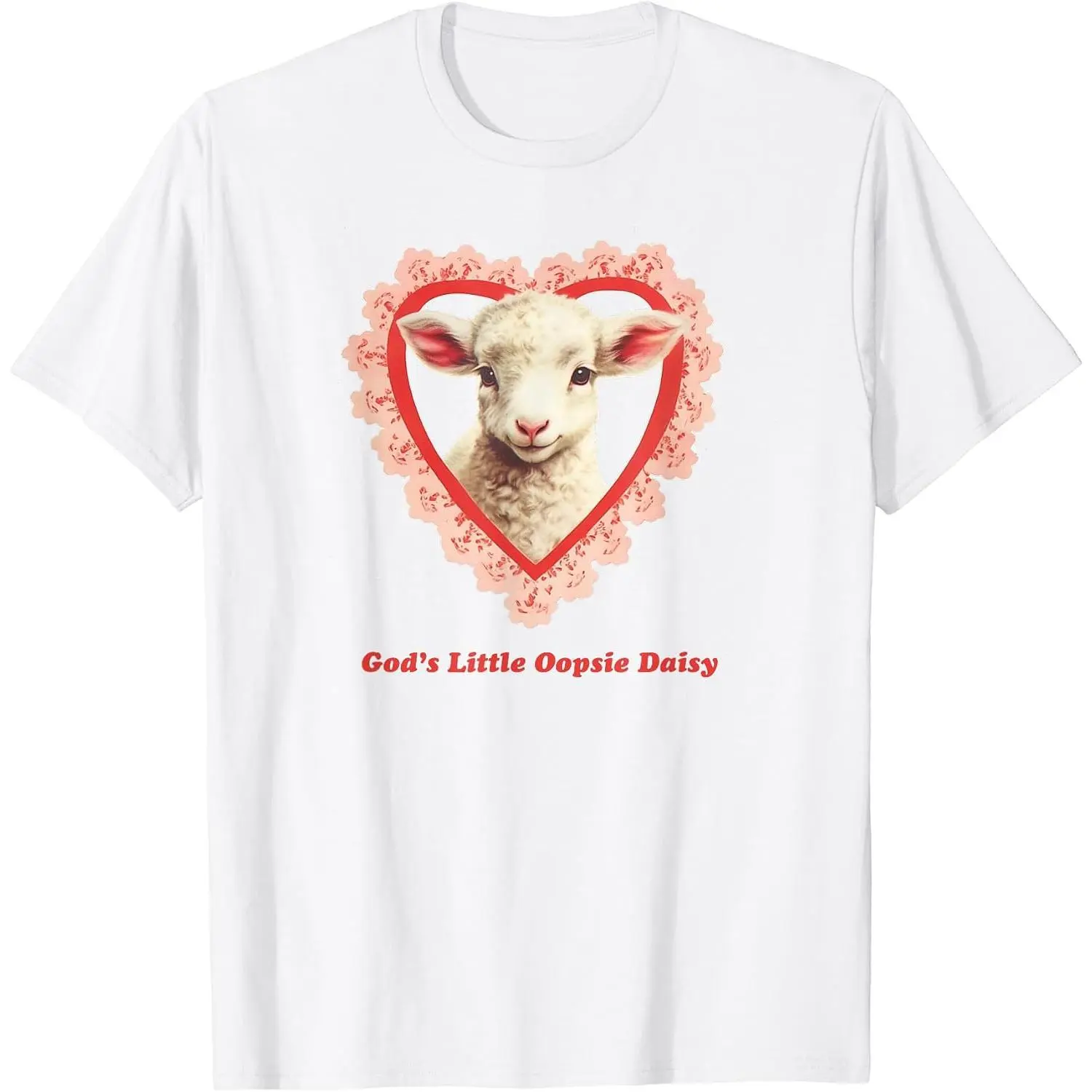 100% Cotton Cottagecore Angelcore Fairy Kei | Kawaii Kitsch Weird Meme T-Shirt Unisex White Clothing Streetwear