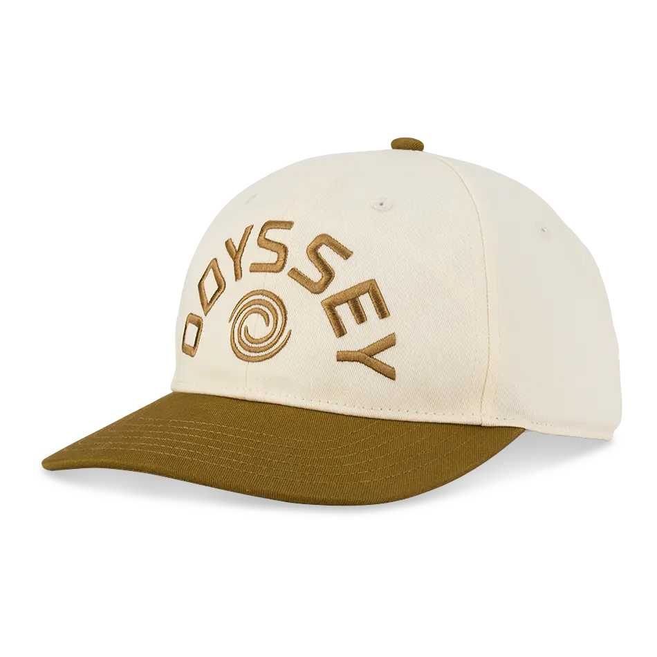 Men's Odyssey Golf Big Font XL Hat in Khaki/Camel | Size: Adjustable, Six Panel Men's Odyssey Golf Big Font XL Hat in Khaki/Camel | Size: Adjustable, Six Panel
