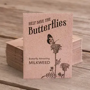 Help Save the Butterflies - Milkweed Mix - 25 Seed Packets- Perfect