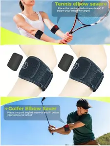 Tennis EVA Elbow Braces Arm Band For Men And Women,Golfers Elbow Forearm Brace Straps,Neoprene Wraps Support Band ,Workout Elbow Arm Pads