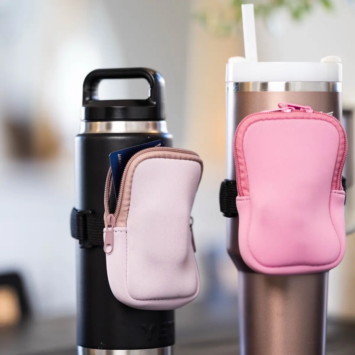 Water Bottle Pouch with Zipper for Stanley Cup 18 to 40 ounce bag