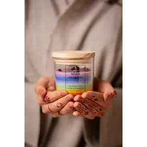 Seven Chakras Candle - Henna Shoppe