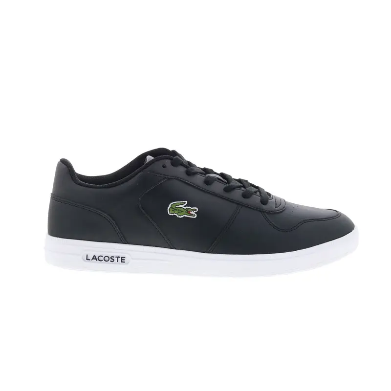 Lacoste T-Base 224 1 SMA 7-48SMA0114312 Mens Black Lifestyle Sneakers Shoes