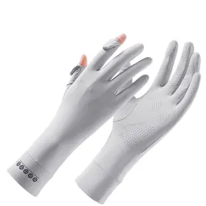 Women's Sun Protection Gloves, Full Finger Gloves for Driving, Cycling & Camping, Sports & Outdoor Clothing Accessories