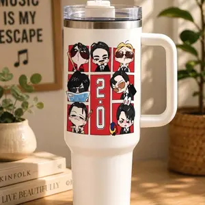 Arirang Tour 2026 Tumbler, Army Chi bi Squad Cup, Korean pop Concert Merch, 2.0 Fan Inspired Top, Bangtan Stadium Members