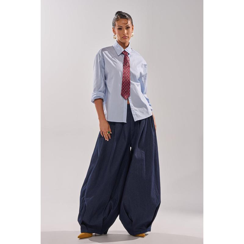 BUSINESS IN THE FRONT BUTTON DOWN