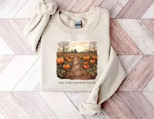 Retro Pumpkin Season Shirt - Sweatshirt - Hoodie, Cute Fall Sweatshirt, Thanksgiving Gift Halloween Sweatshirts, Fall Gifts Autumn Sweatshirt, Full Color, For Men, For Women, Casual, Full Sizes, Tee Print