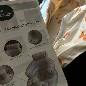 Inflatable Baby Seat with Built-in Air Pump and Toddler Floor Seat (No Wheels)- Ages 3-36 Months, Baby Floor Seater Gifts, Thanksgiving, Christmas, New Year Gift(No wheels)