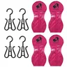 mywigsland Wig Storage Organiser Bags with Hangers - 4 Sets, Compression Design, Smooth, Bacterial-Resistant, Sewing-Friendly, Shape Retention for All Hair Types, Protecting and Styling Synthetic Wigs & Hair Extensions for Performers