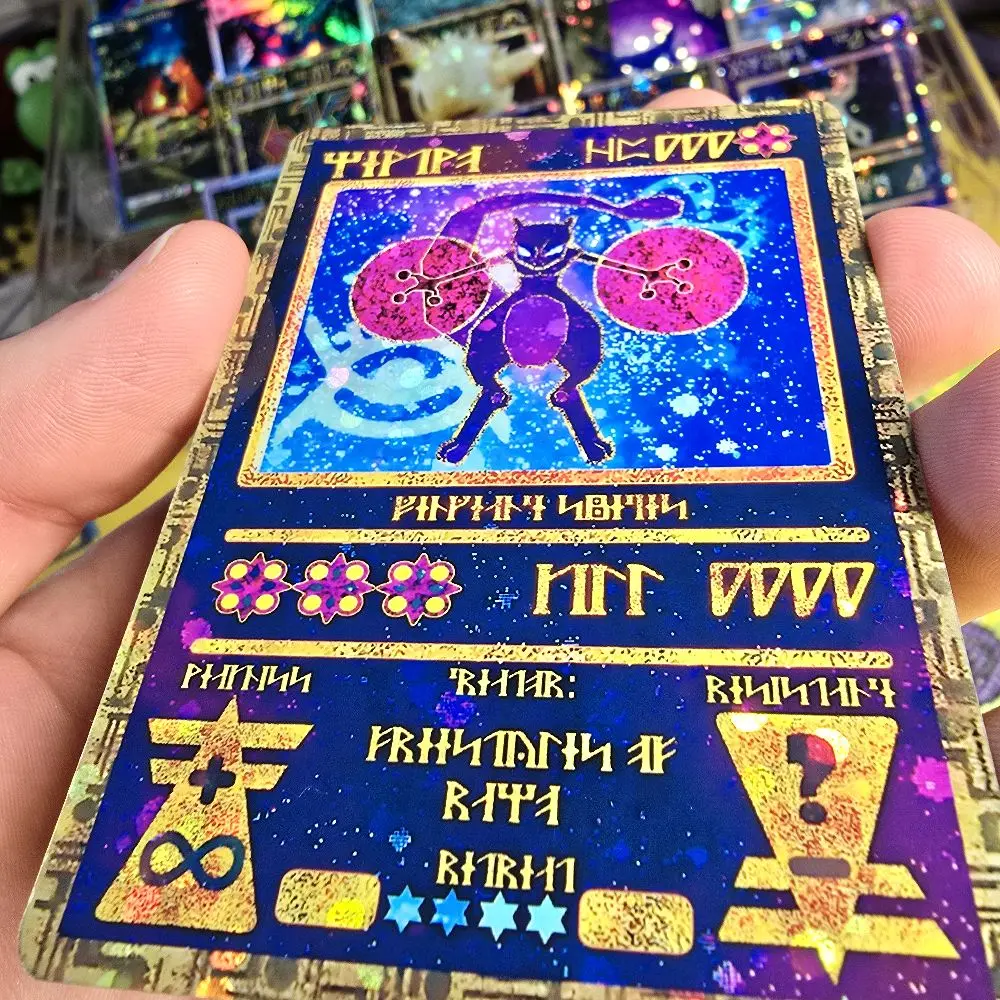 ancient mewtwo pokemon card Pokemon Ancient Mewtwo Card Metal Poster Metal Poster  Anime Town Creations