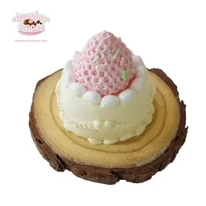 [WenQing Taba Squishy] Handmade taba squishies/strawberry cake squishy toys full silicone reborn squishy, fidget toys, taba squishy, strawberry cake 85g, Gifts for Girls & Boys Wooden Stress Ball Rubber Tree Slime