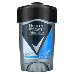 Degree Men, Clinical Protection, Antiperspirant Deodorant, Soft Solid, Clean, 1.7 oz (48 g)