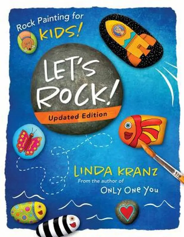 Used Painting Book - Let's Rock by Linda Kranz (Paperback, English) - Art for Kids, Colorful Illustrations, Decorative Arts, Full Color School & Educational Supply, Rock Painting Tutorial