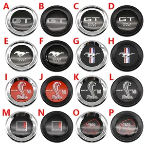 High-Quality Ford Mustang Trunk Decal Sticker, 15cm Abs Material, Fits 5.0 Roush Shelby Gt 500 Cobra Laguna Seca, Car Tailgate Styling, Vehicle Exterior Decoration