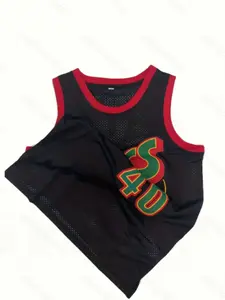 Fashion Basketball Jersey with Embroidered Numbers, Stylish Sports Wear, Perfect for Players, Durable and Comfortable Design