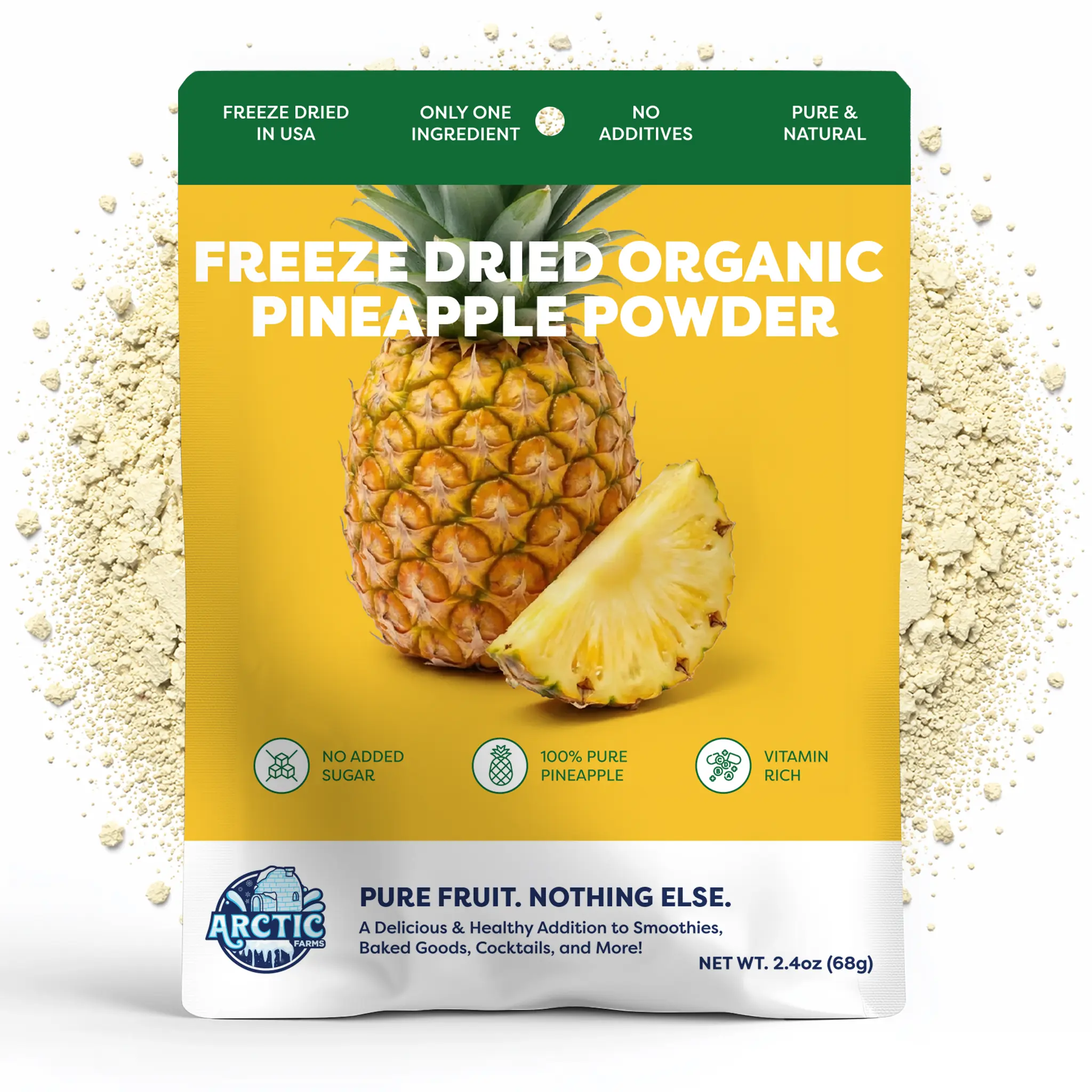 Freeze Dried Pineapple Powder Freeze Dried Pineapple Powder