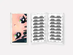 'man hua' lashes - cat eye clusters