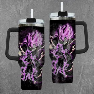 [DBZ] G0ku Black Rose “Super Saiyan Rose” 20oz & 40oz Tumbler With Handle – Anime Gaming Stainless Steel Cup, Insulated Iced Coffee Mug, Aesthetic Design, Trendy Drinkware, Daily Use, Gift Idea, Fan Favorite, Gift For Otaku & Anime Fans