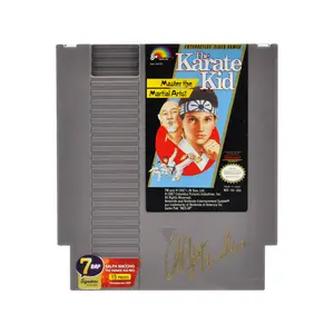 Ralph Macchio Signed The Karate Kid NES Games