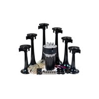 thumbnail image 2 of The Godfather 6 Trumpet Air Horn – 12V Loud Musical Horn For Car, Truck, Boat – AAA-1259 2 of 6