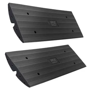 Driveway Curb Ramps 11,000lb Capacity Heavy Duty Rubber 4ft 2pc Set
