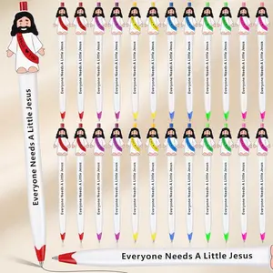 24Pcs Graduation Gift MiniJesus Ballpoint Pens Jesus Loves You Pens for Students Friends Teacher Appreciation Gifts Back to School Christian Gifts Bible Verse Pens for Men Women Office Supplies Church Group Bible Study Sunday School Gifts Baptism Gift