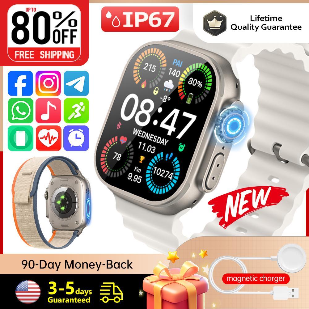 New Upgrade! Smartwatch for Fitness & Health, Bluetooth Calling, 120 Sports Modes, Health Monitoring, Waterproof Design