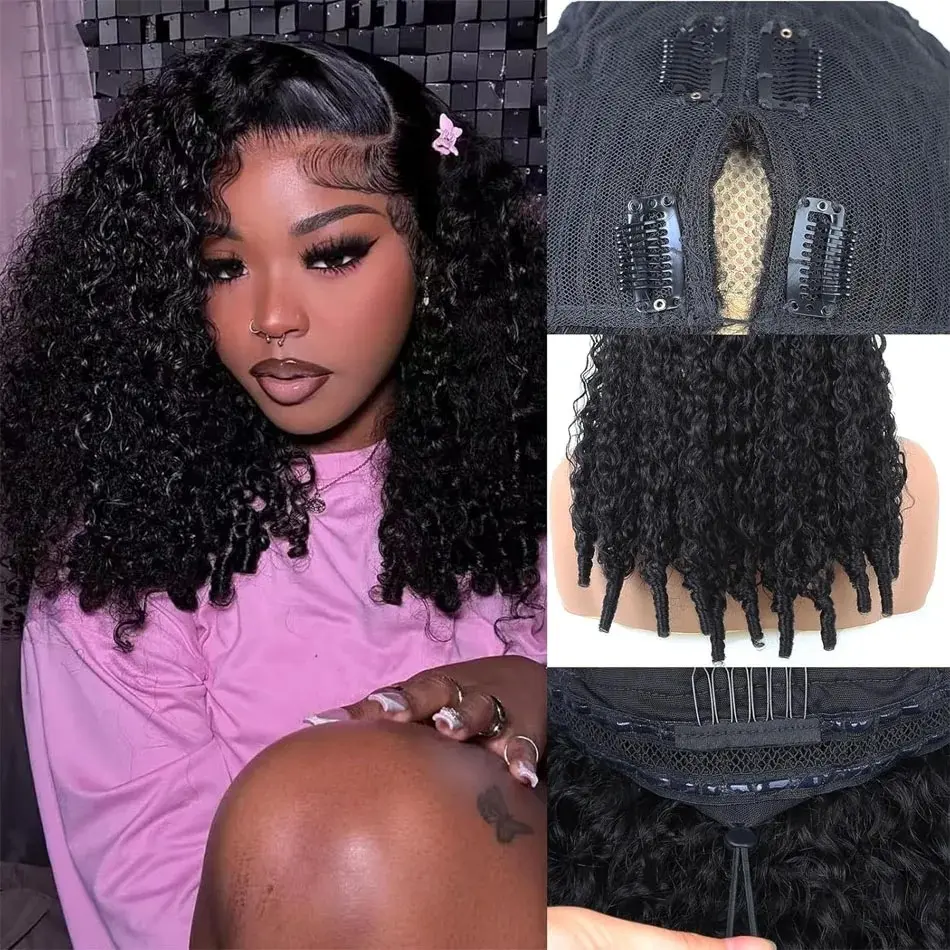V Part Wig