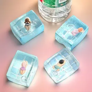 Creative Pool Party Squishy Toy Stress Relief Gift Idea Fun Relaxing Squeeze Game for Kids Adults Eye Catching Colors Tactile Engagement Ideal Group Settings mannequin head Rubber