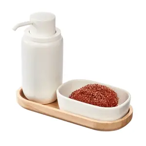 3 Piece Sink Tray Set for Kitchen Utensils, Soap Holder- Perfect for Your Kitchen Needs