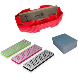 Snowboard Ski Edge Bevel Tuning ski Wax kit,Snowboard Tool,ski Edge Sharpener Tuner Side Ski Angle Tool &  & Gummi Stone (Tool+ + Gummi Stone)
