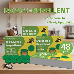 Roach Repellent, Domestic Dormitory Kitchen Powerful Cleaning Cockroach Exterminator Cockroach Gel Bait Pest Control Kit Rodent Repellent Pouches for Indoor & Outdoor
